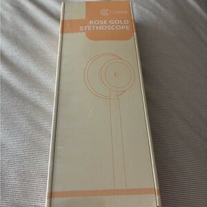 Clairre Rose Gold & White Stethoscope